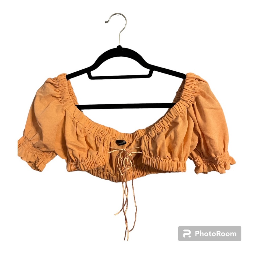 Orange Windsor Top